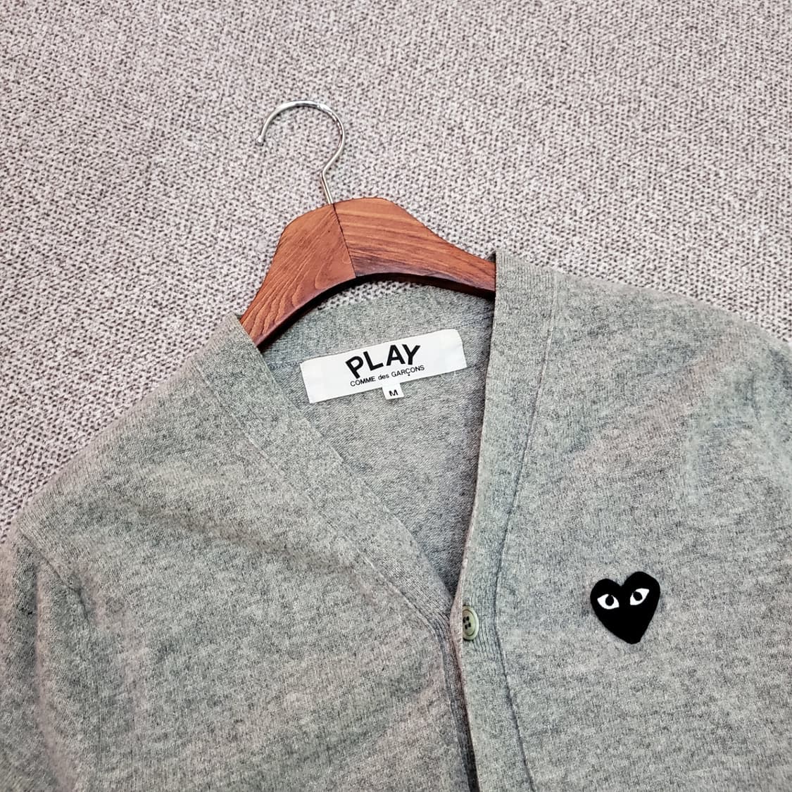 정품)꼼데가르송 가디건 상품이미지2