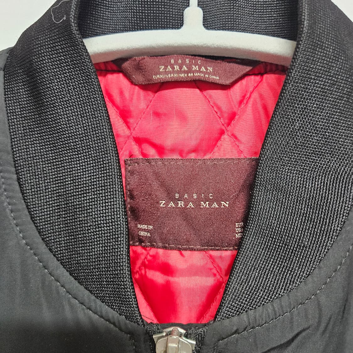 자라 베이직 누빔 항공점퍼 XL 상품이미지3