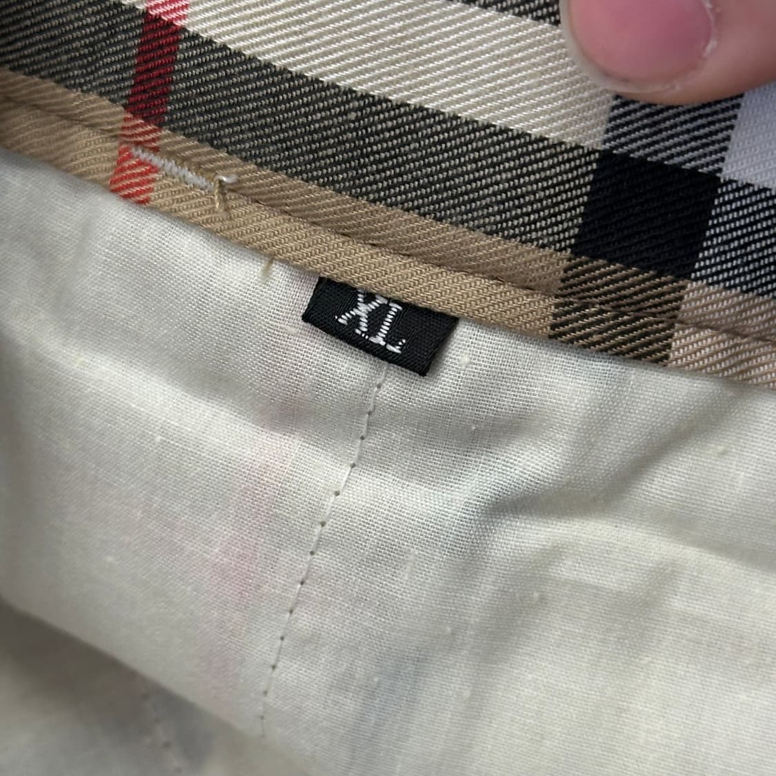 XL 새상품 버버리 노바체크 슬랙스 상품이미지6