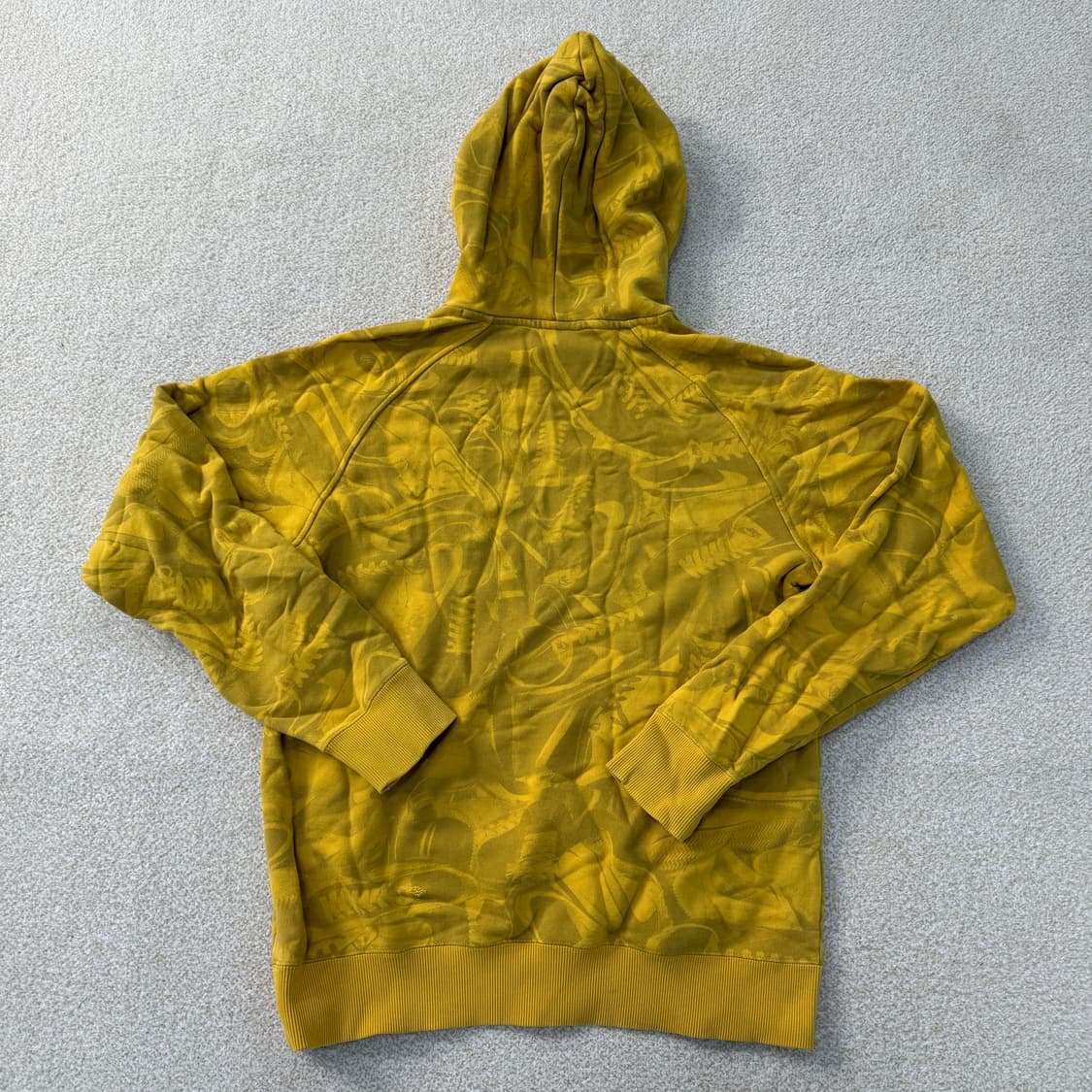 [L] 나이키 옐로우 컬러패턴 후드티 0108T1 상품이미지2