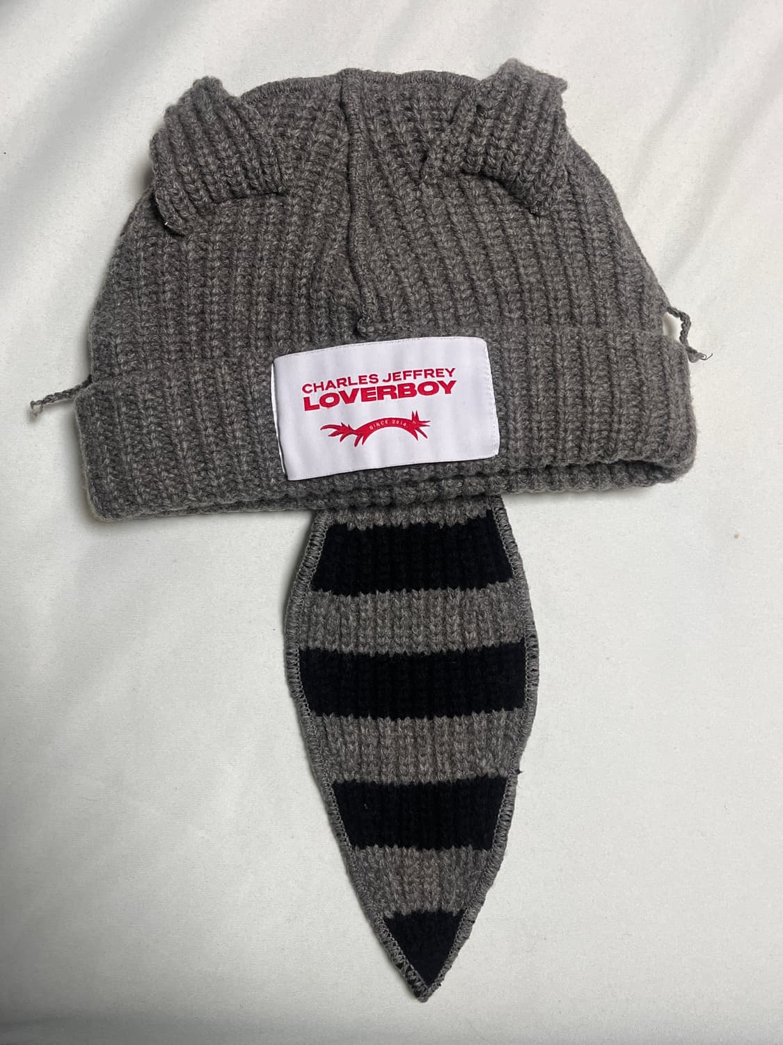 찰스 제프리 러버보이 라쿤 그레이 비니 판매합니다. 상품이미지4