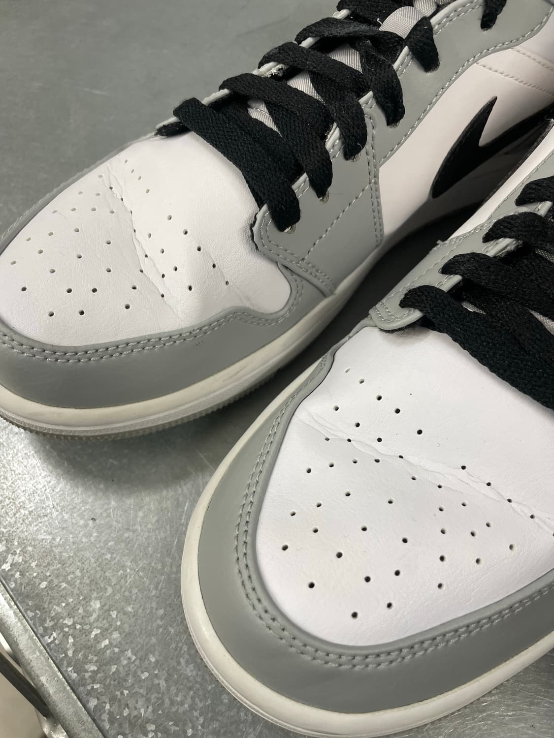 나이키 조던1 미드 라이트 스모크 그레이 270 상품이미지7