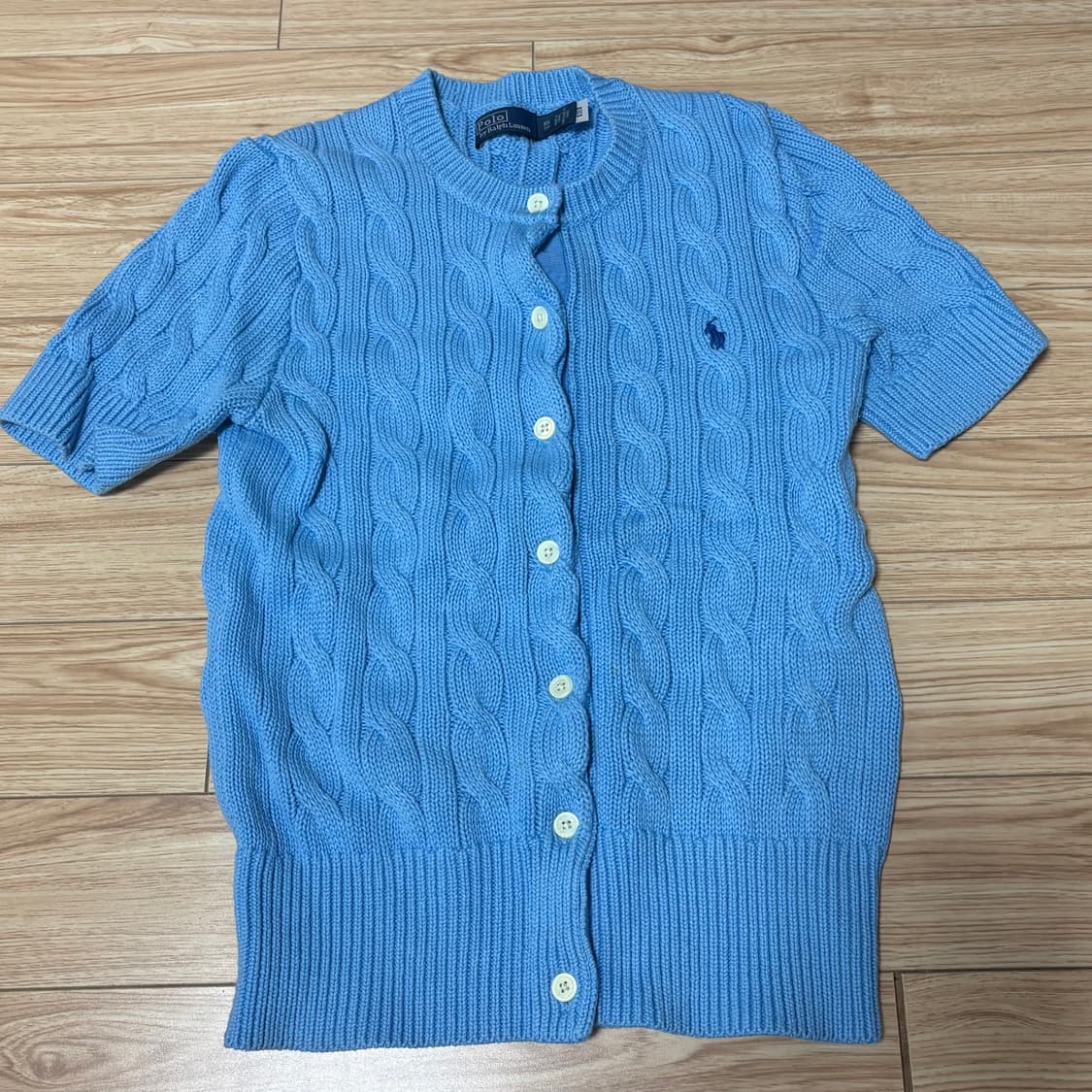 폴로 반팔 가디건 상품이미지1