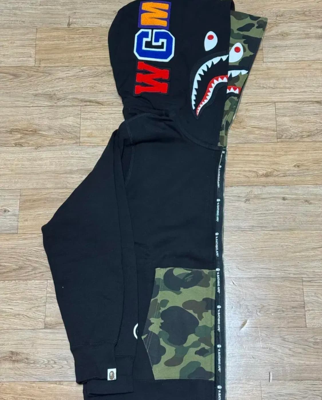 베이프 더블샤크 후드 집업 XL투헤드 상품이미지2