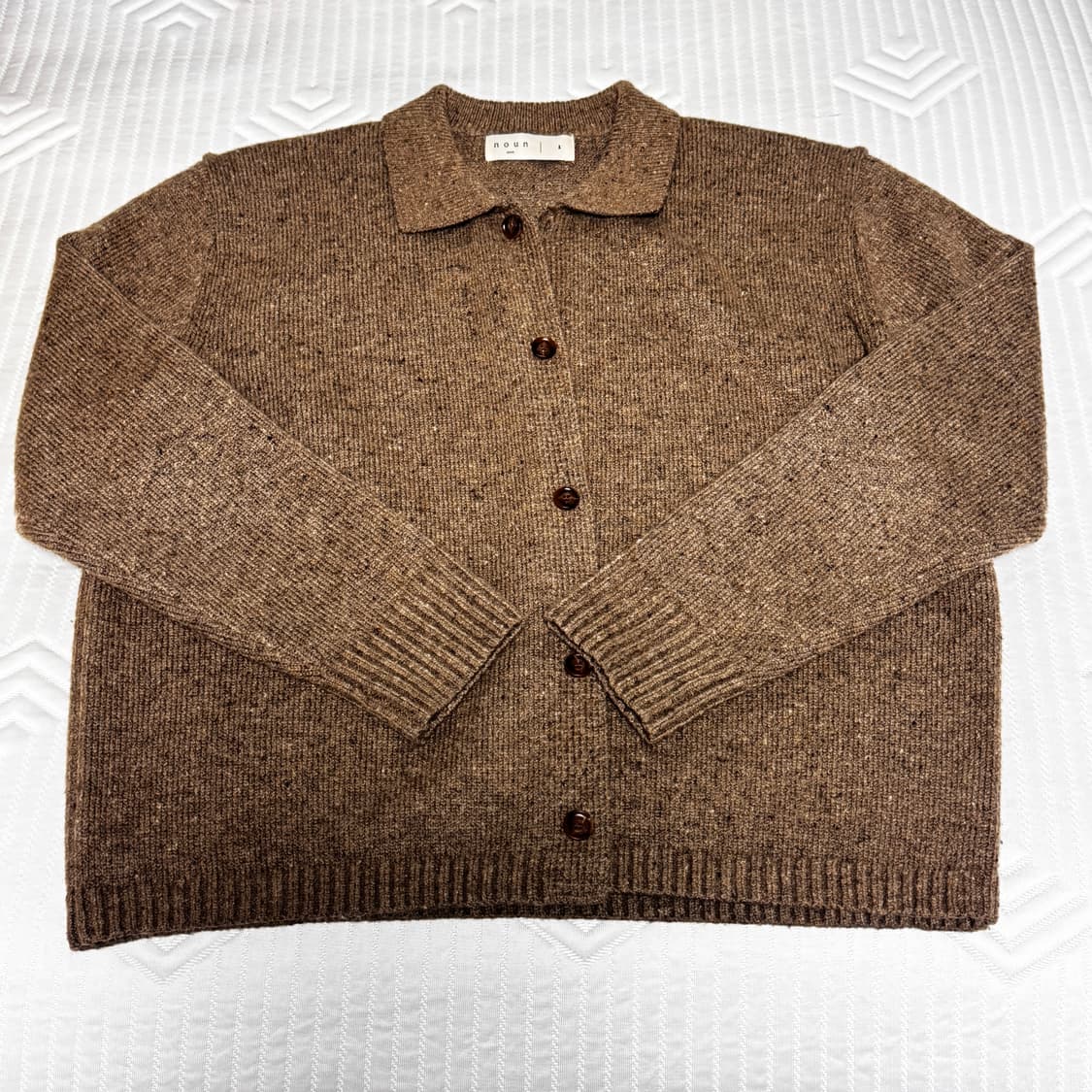 노운 네프 카라 가디건 베이지 1 상품이미지2