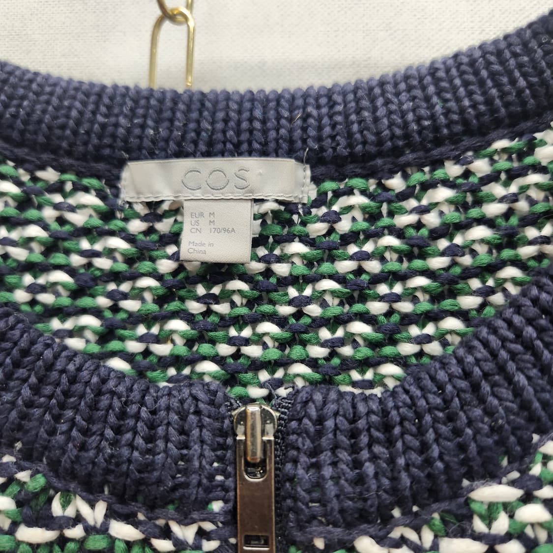 코스 COS 짜임패턴 코튼 가디건 집업 M(M) 상품이미지4