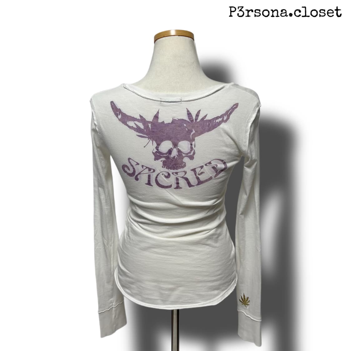 Backwards skull long sleeve 상품이미지6