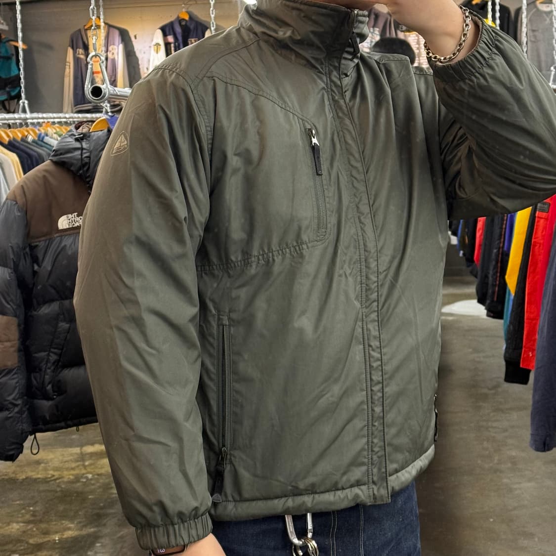 ACG 리버시블 플리스 자켓 (L-XL) 카키 상품이미지3