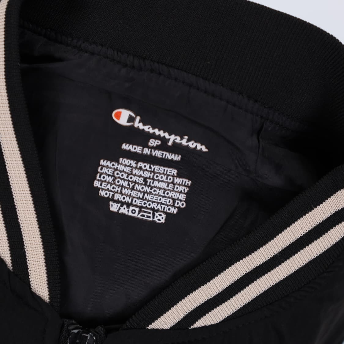 [S] 챔피언 블랙 빈티지 스타디움 바시티 자켓 3802 상품이미지7