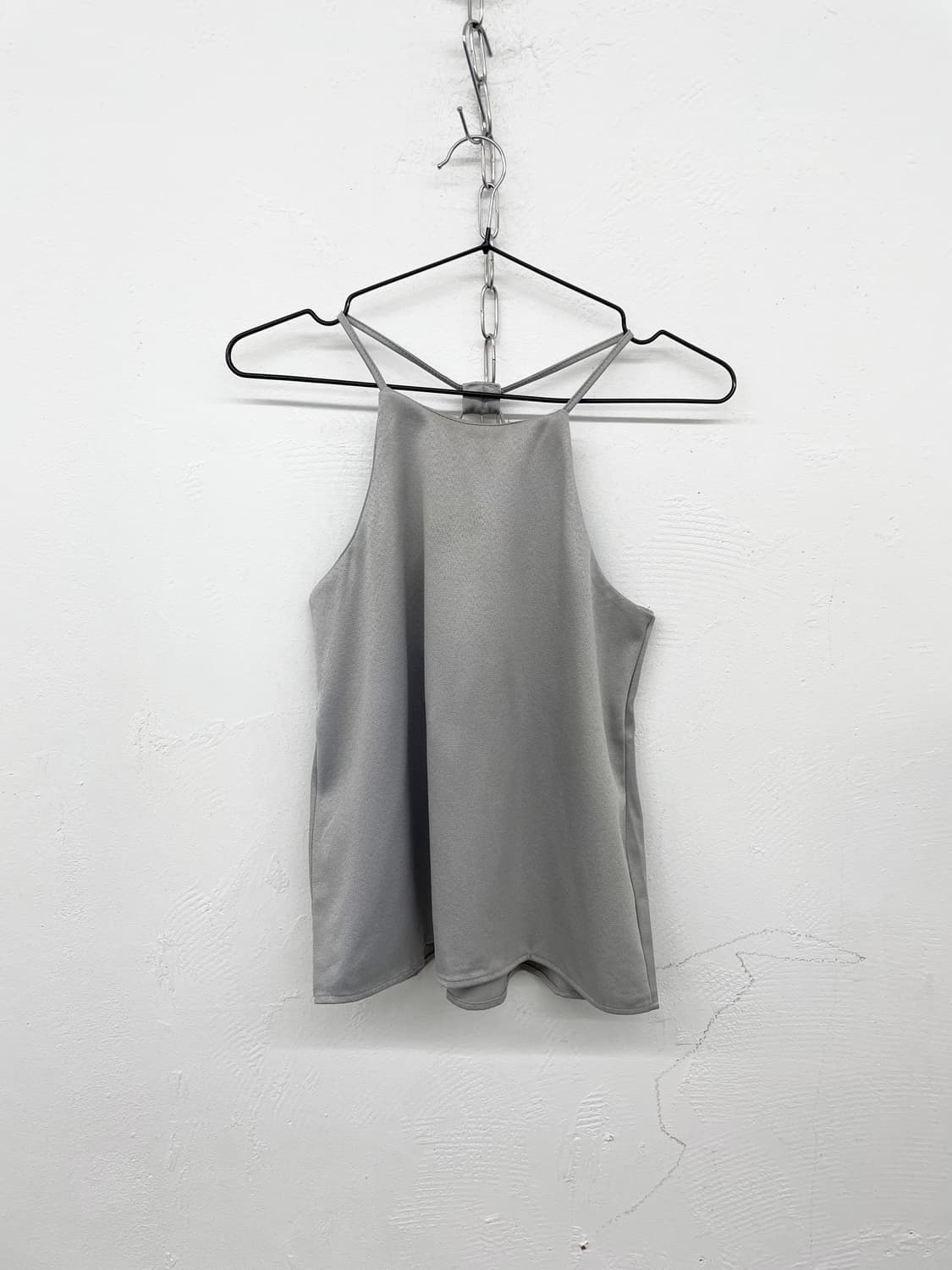 실버 새틴 홀터 슬립 쇠맛 상품이미지5