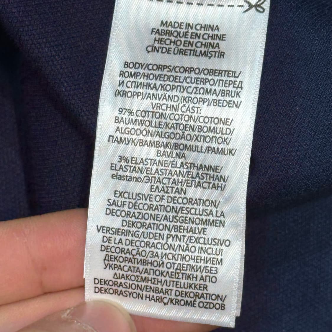 XS 폴로랄프로렌 여성용 네이비 반팔 카라티 상품이미지5