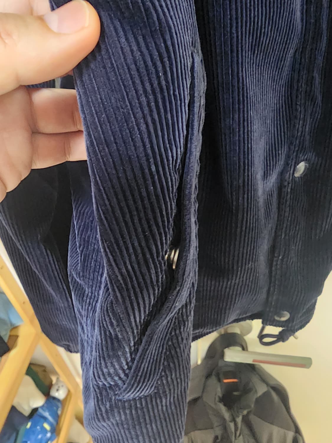 폴로 랄프 로렌 코듀로이 코치 자켓 네이비 XXL 상품이미지6