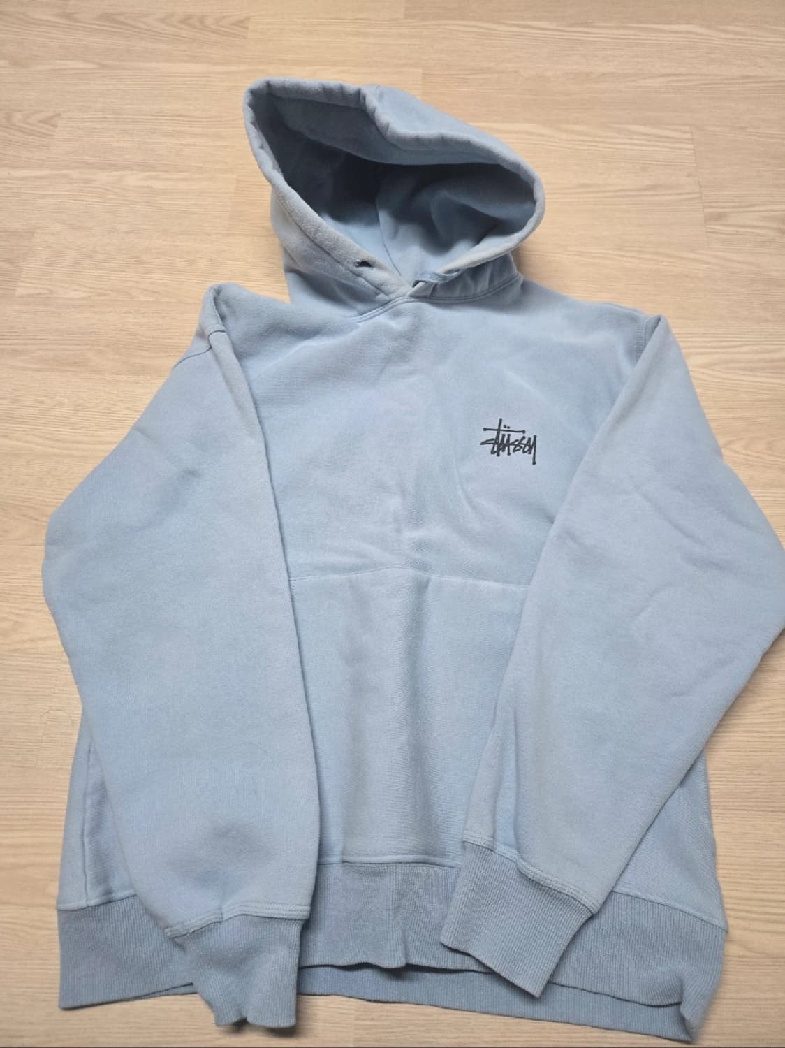 스투시 후드 스카이블루 상품이미지1