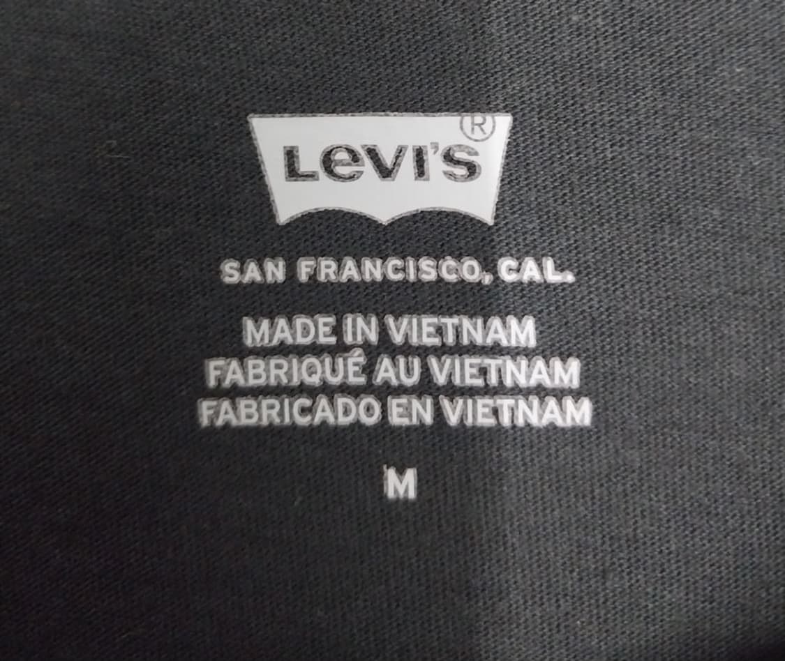 리바이스 Pinecone 로고 긴팔티 M (크게나옴) (100-105) 상품이미지3