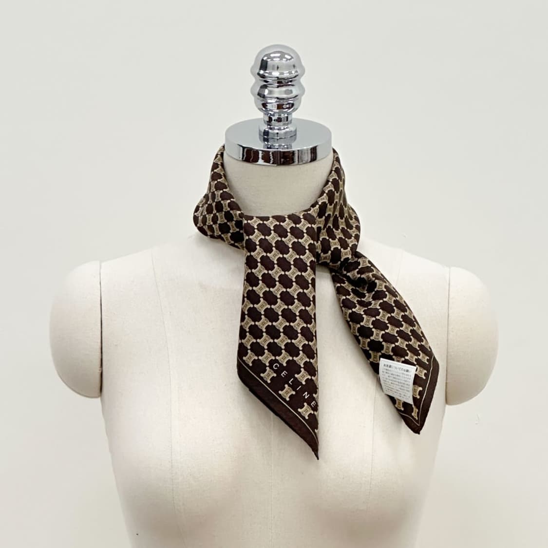 (새상품) celine / 셀린느 실크혼방 쁘띠스카프 상품이미지9