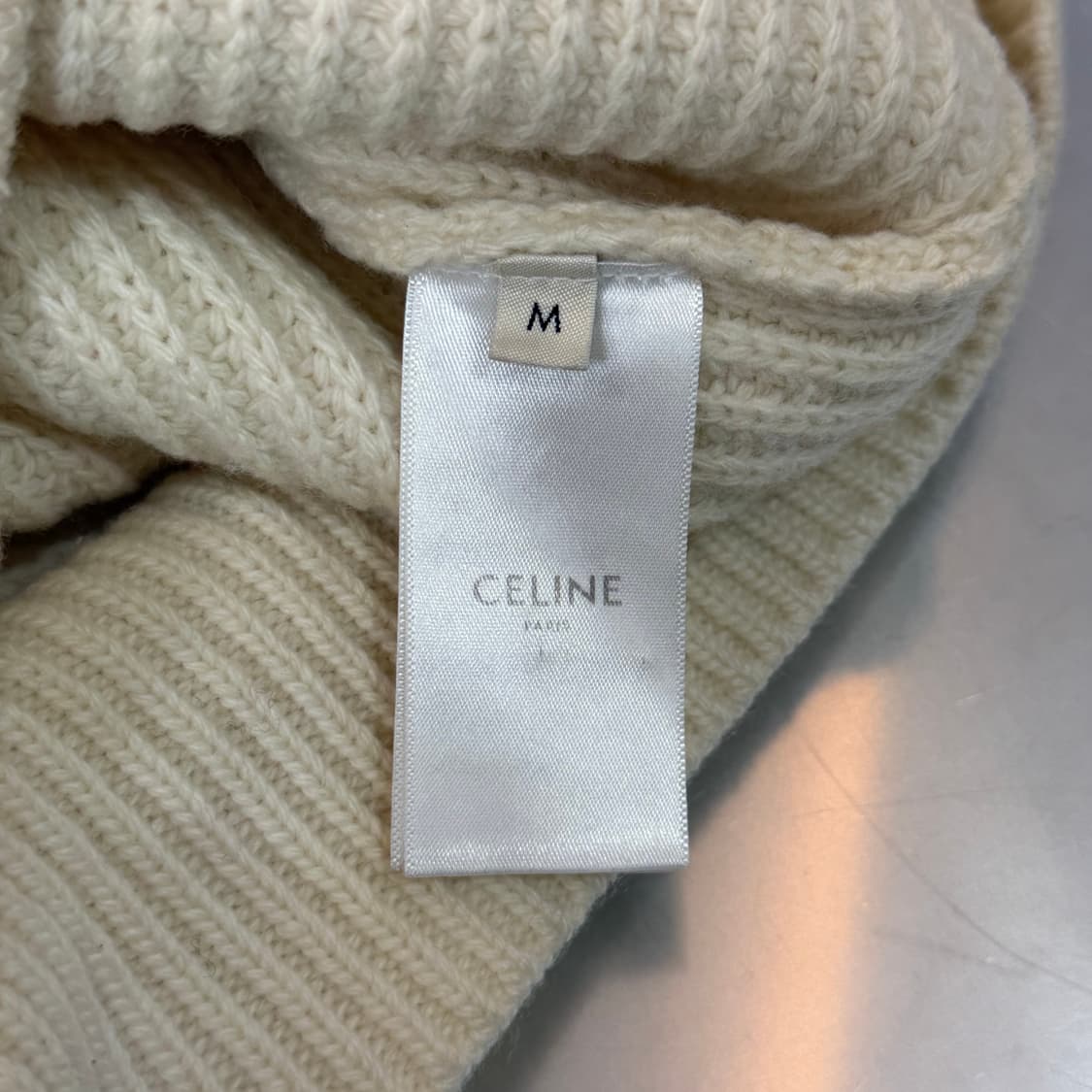 [리오브] 셀린느 리브드 울 로고 니트 상품이미지5