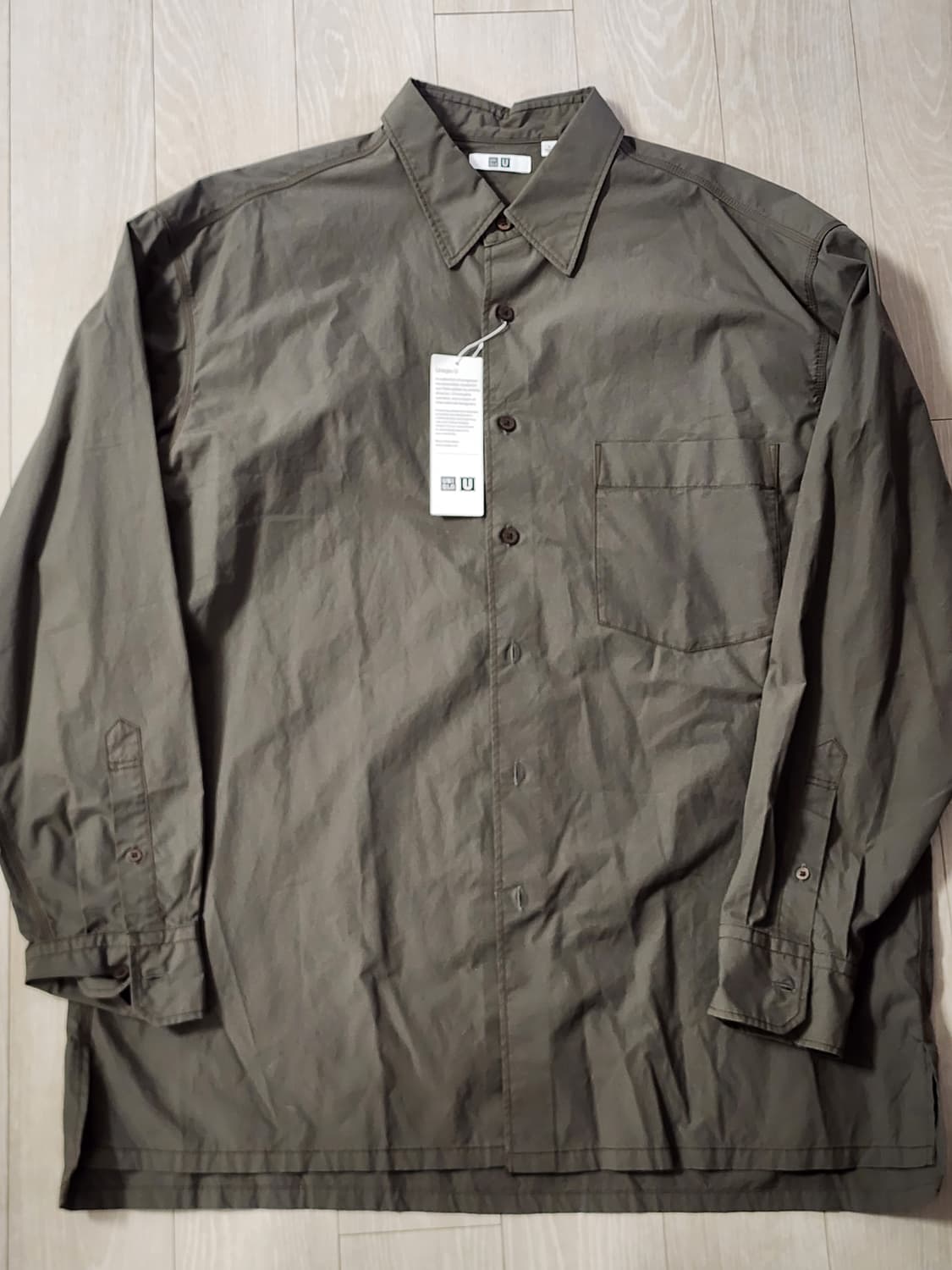 [새상품] 유니클로U 브로드 오버사이즈 셔츠 상품이미지2