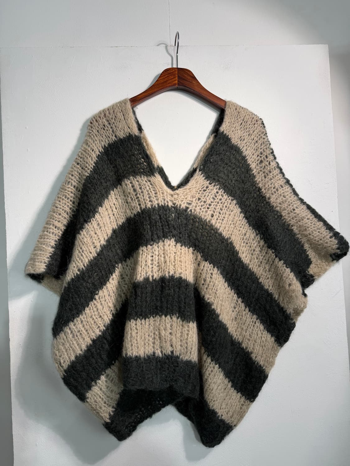 [F] (새상품)네팔 모헤어 케이프 프리사이즈 상품이미지10