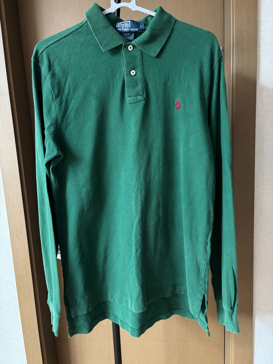 폴로 랄프로렌 긴팔 카라티 그린 L 상품이미지1