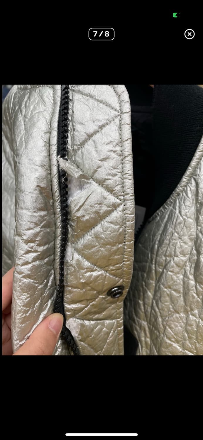 나이키 조던 23 엔지니어드 MA-1 메탈릭 실버 항공자켓 A2858 상품이미지7