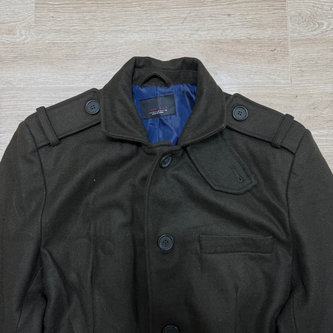 자라 남성 울 코트 상품이미지2