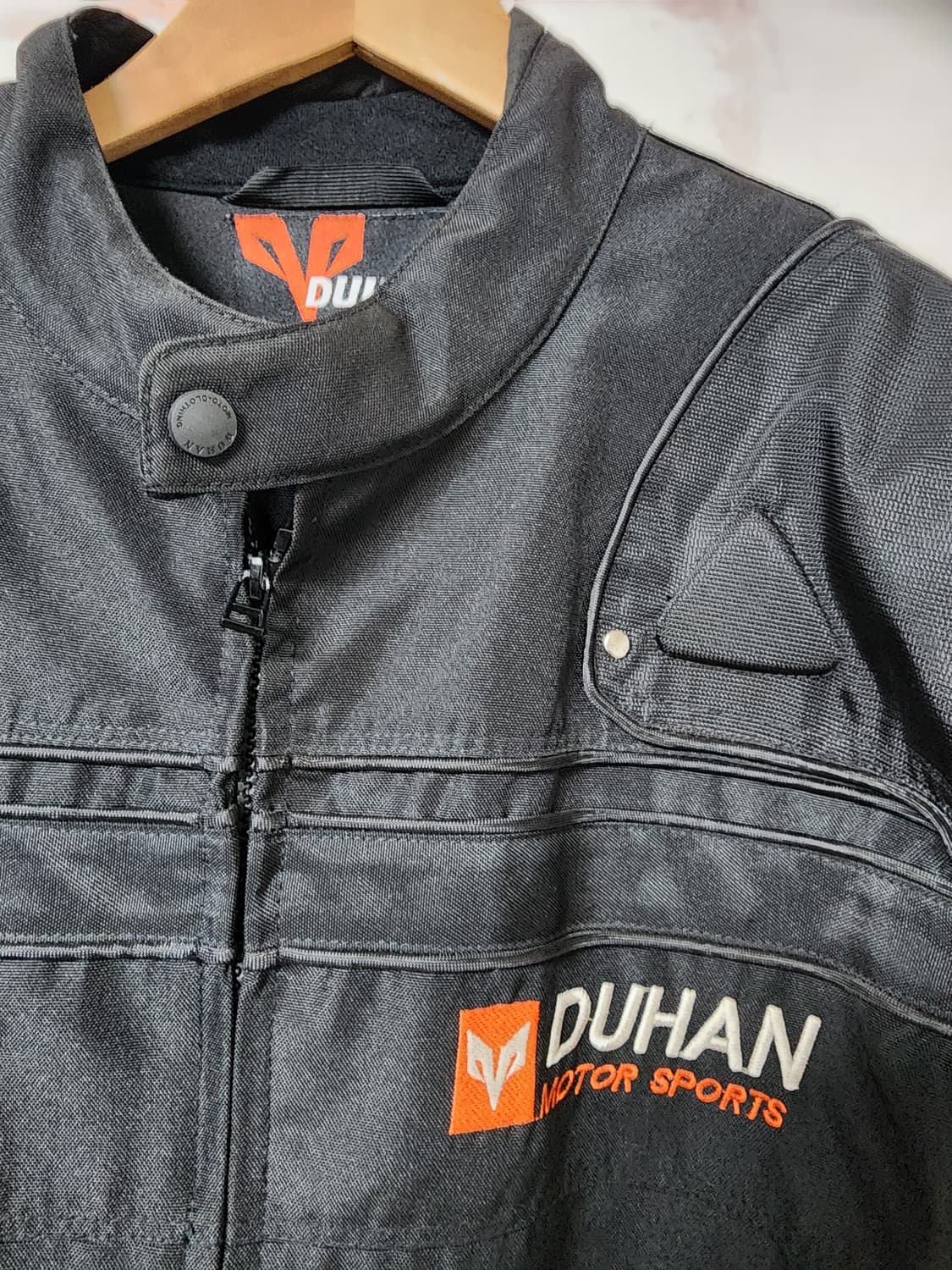 DUHAN 바이크 블랙 레이싱 자켓 상품이미지4