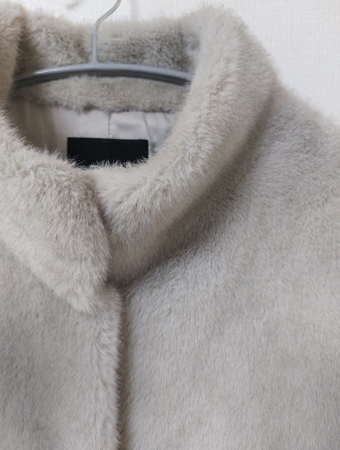 새상품) 인조 밍크 롱 코트 에코 퍼 밍크 여성 롱코트 상품이미지7