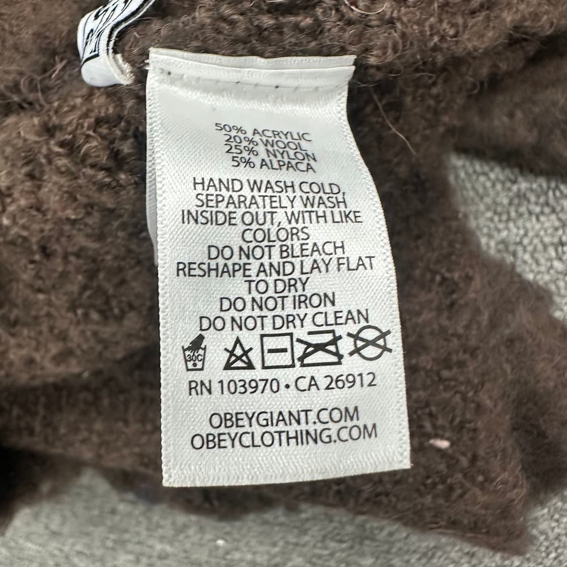 오베이 패트론 알파카 가디건 상품이미지4