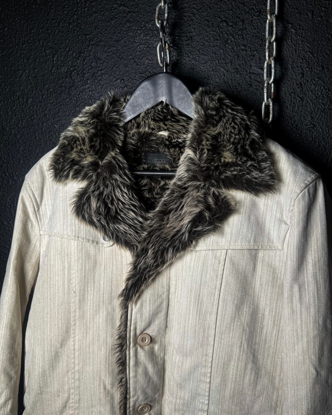 Fur Lined Ivory Jacket 상품이미지8