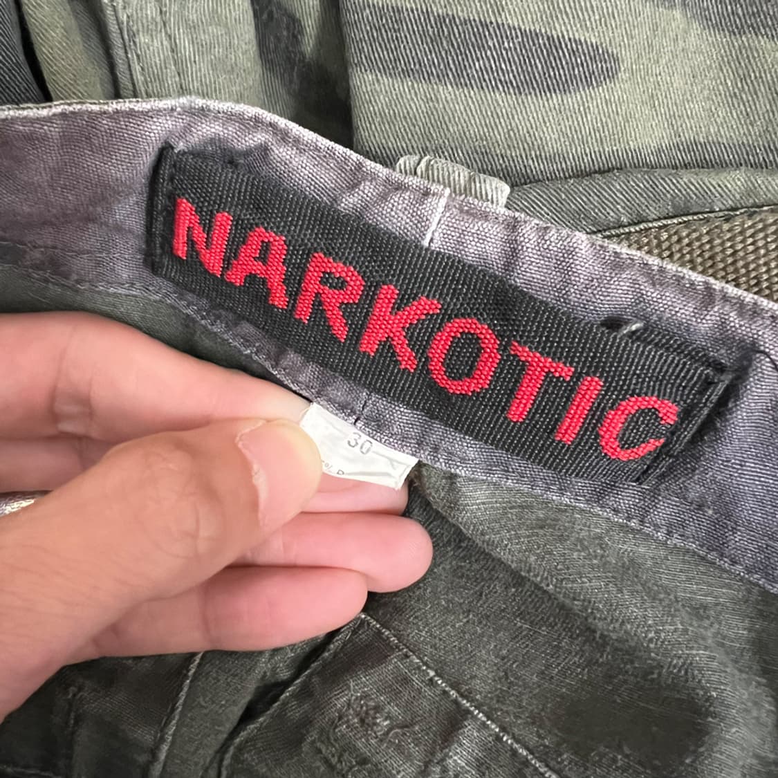 NARKOTIC 밀리터리 카고 팬츠 30 상품이미지4