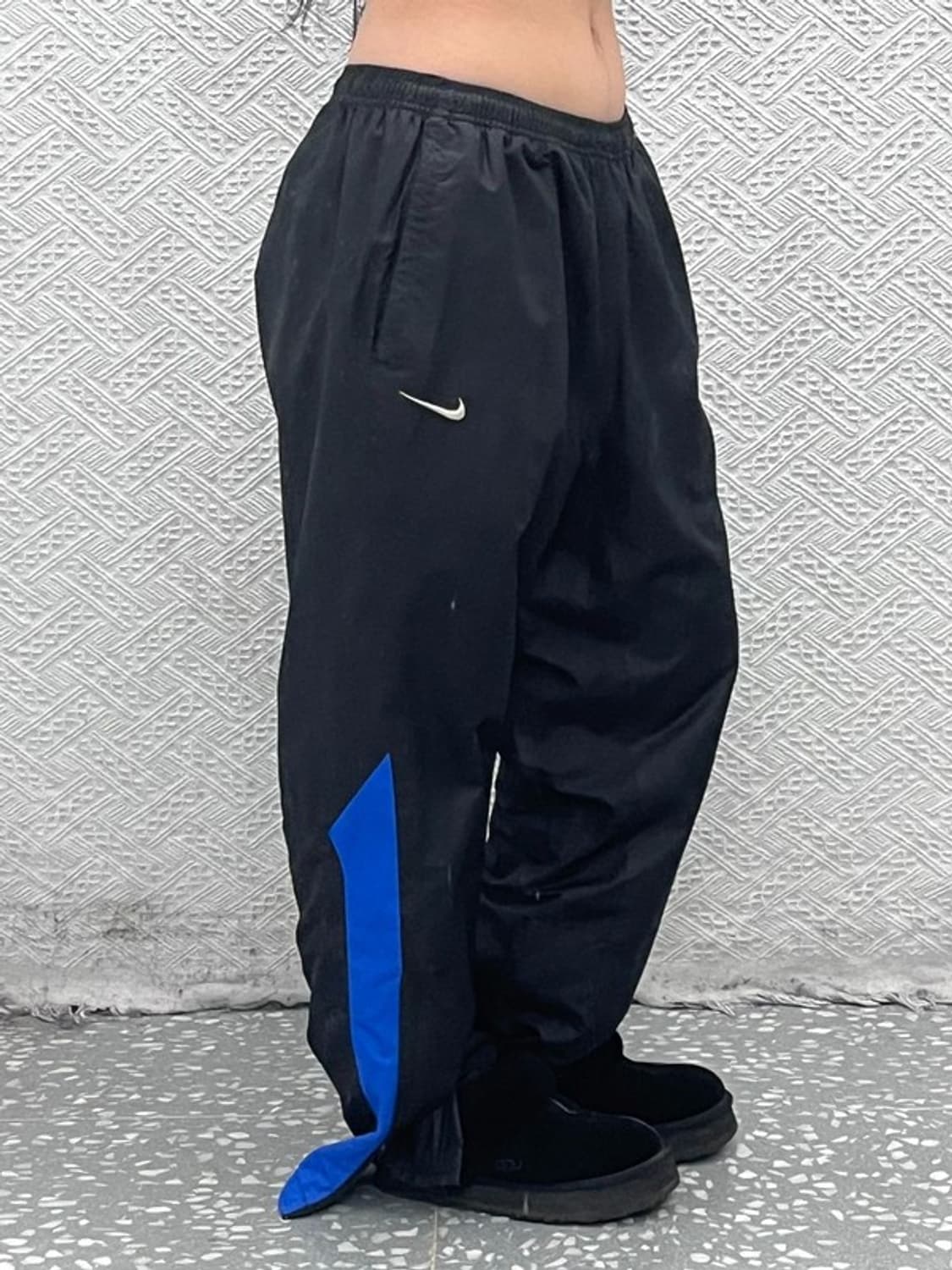 나이키 올드스쿨 레트로 배색 와이드 트랙팬츠 L C08823 상품이미지1