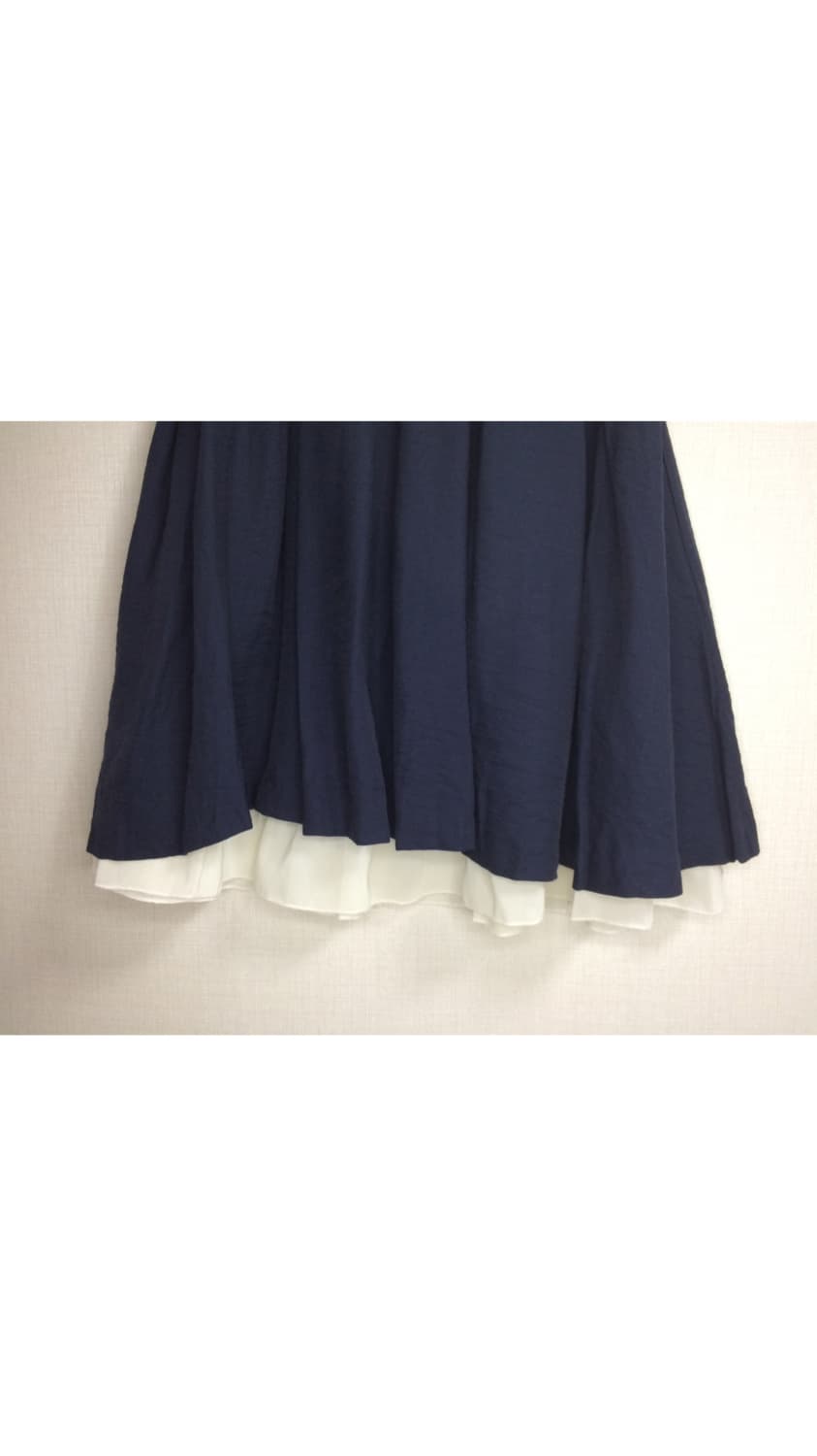 빈티지 네이비 레이어드 스커트 상품이미지2
