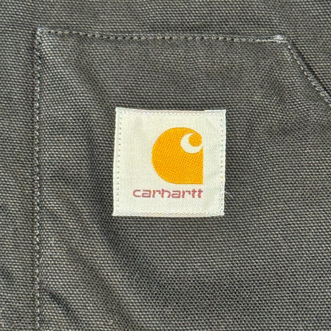 M) 칼하트 블랙 덕캔버스 워크 베스트 조끼 2way 지퍼 상품이미지4