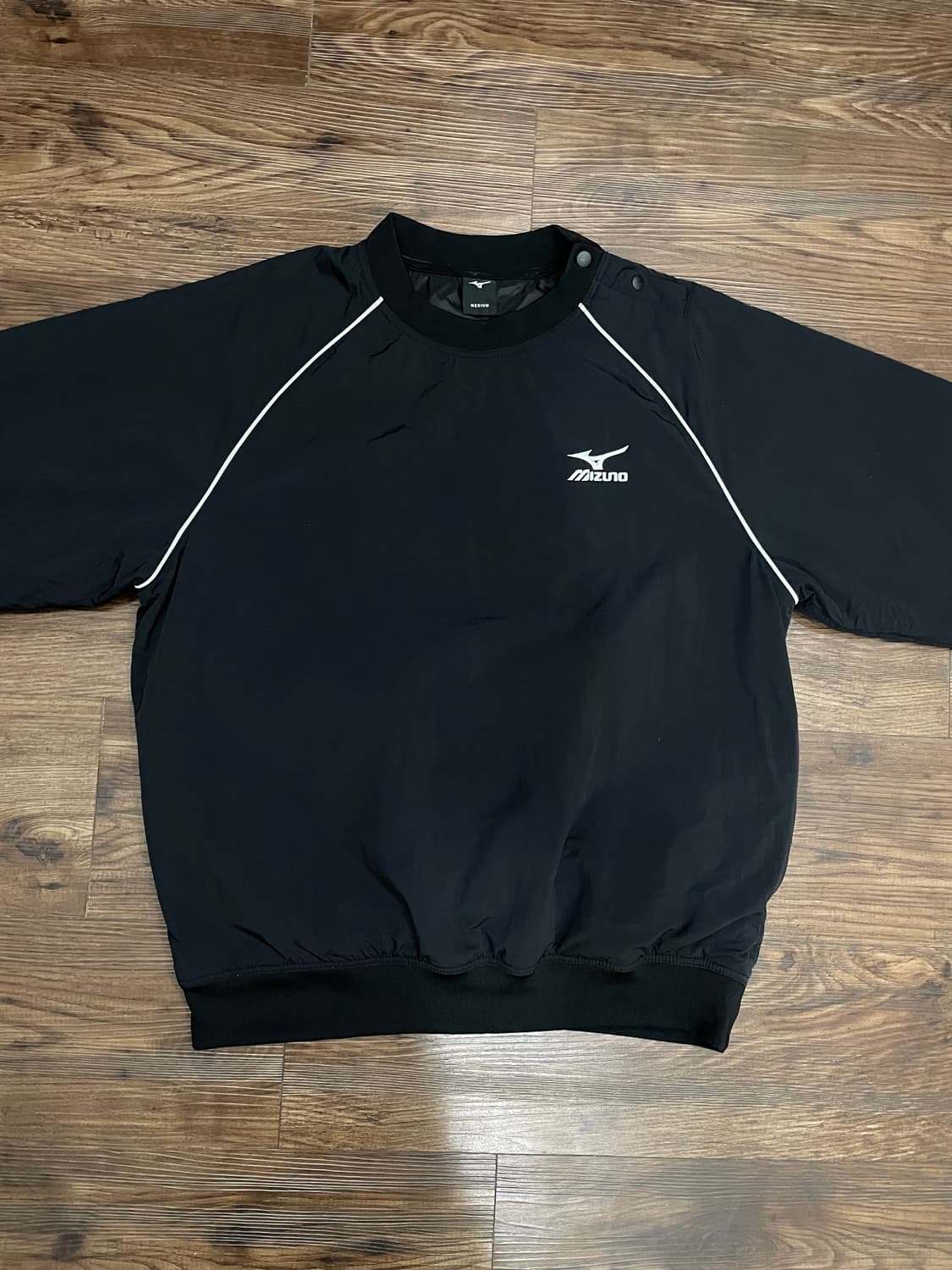 미즈노 MIZUNO 패딩 피스테 웜업 블랙 상품이미지1