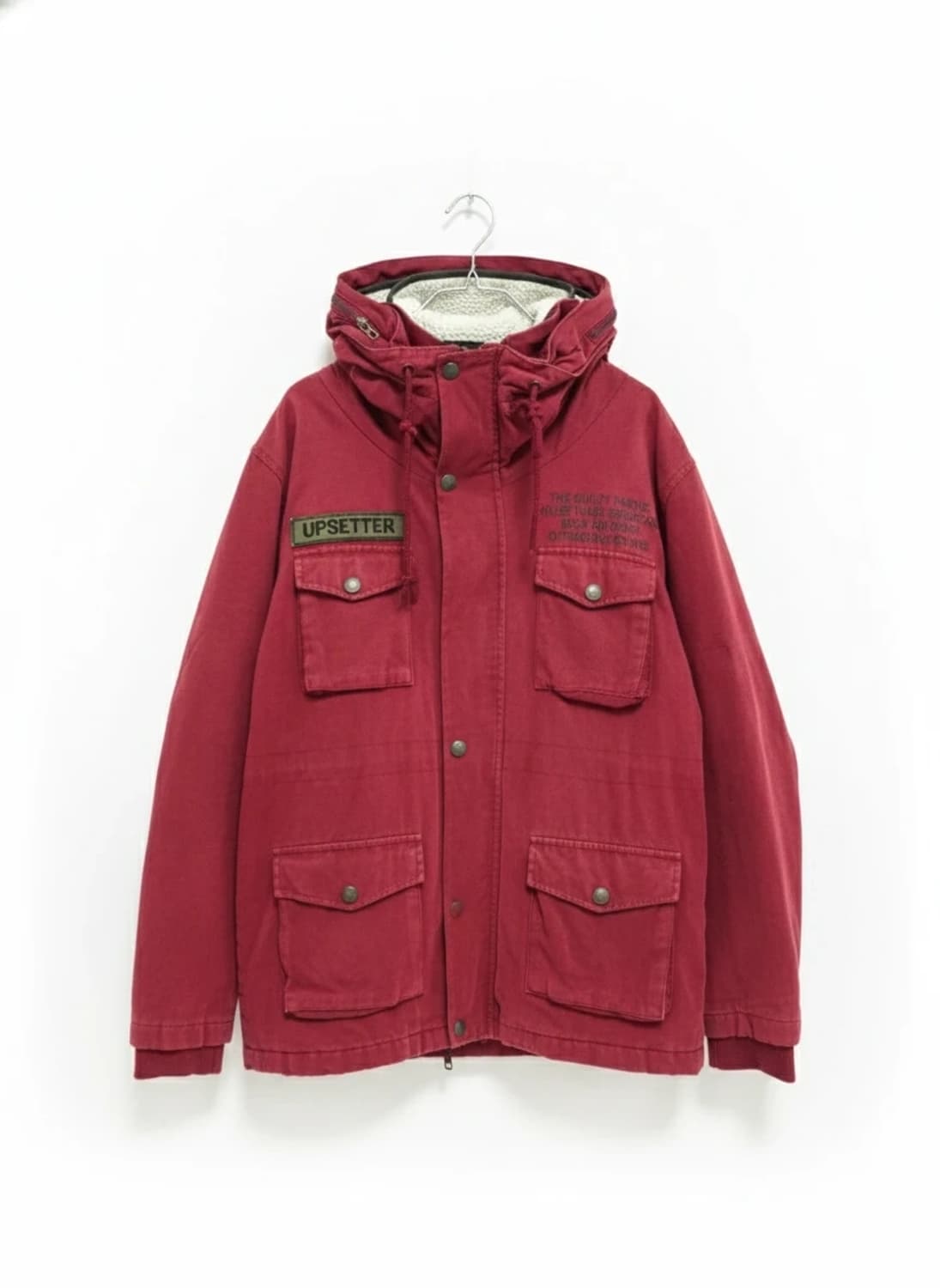 UPSETTER 빈티지 후드 야상 필드자켓 상품이미지1