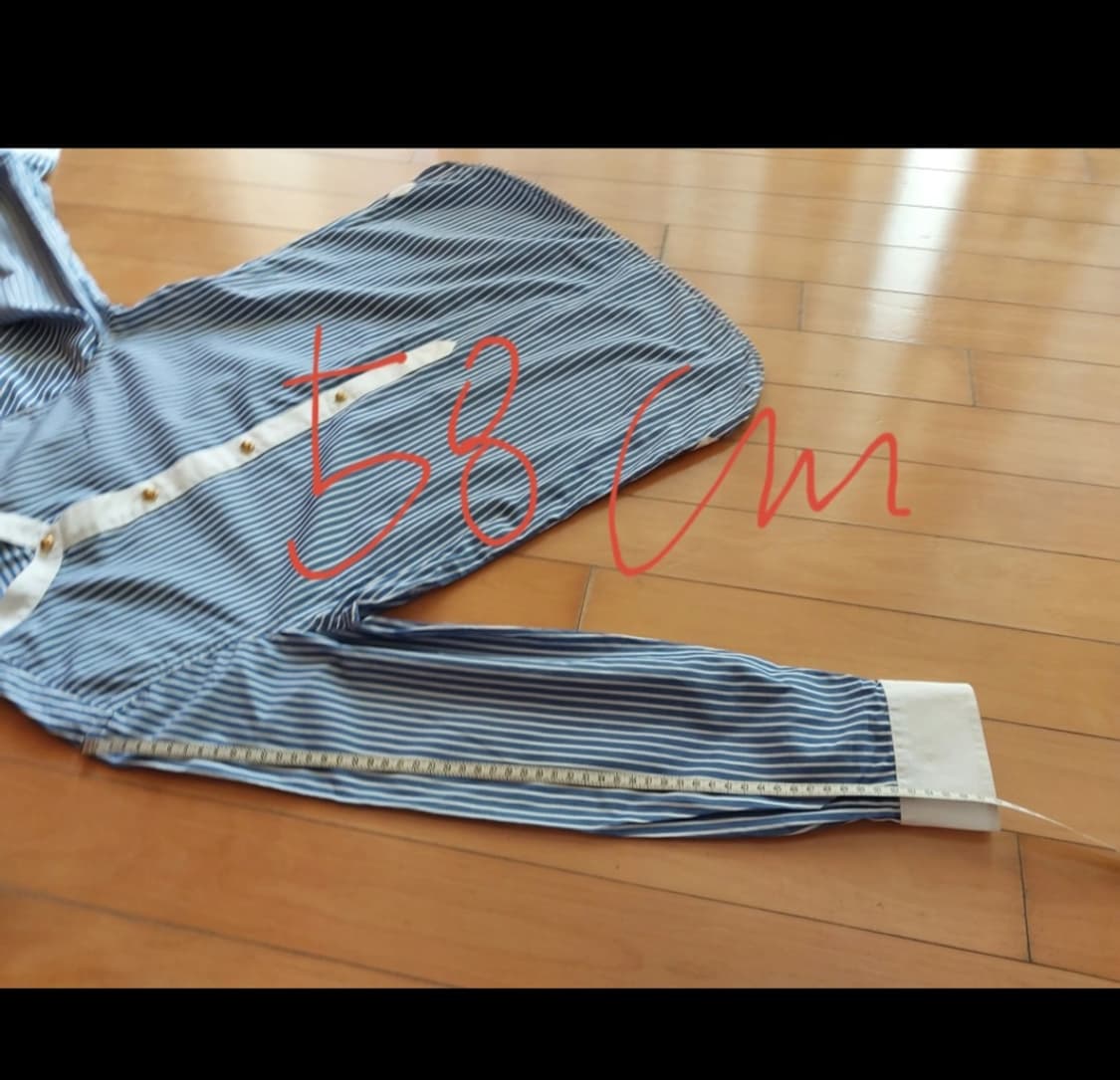 토리버치 스트라이프셔츠 사이즈 2 상품이미지7