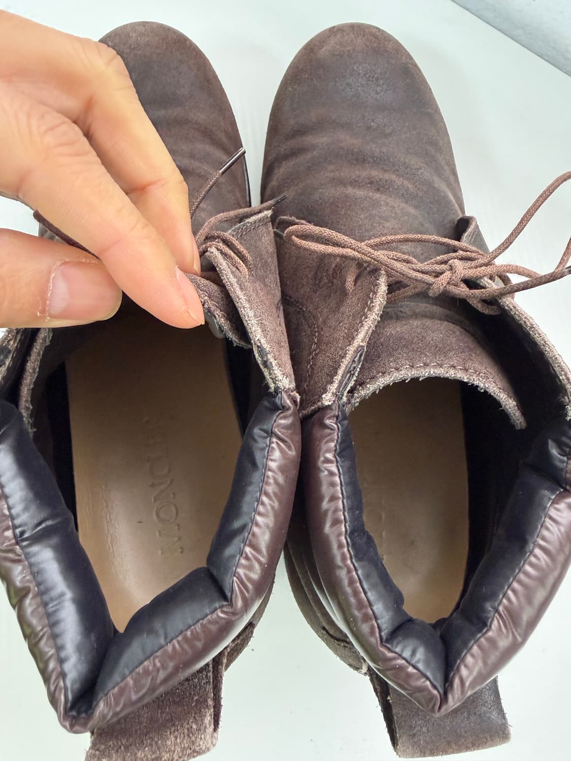 정품) 몽클레어 남성 스웨이드 부츠 워커 42 상품이미지8