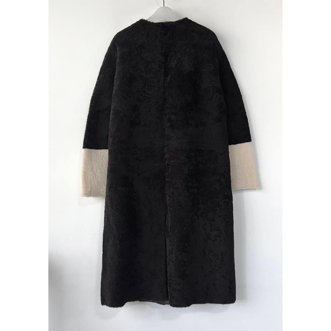 랙앤본 22 램스 퍼 시어링 롱 코트 상품이미지4