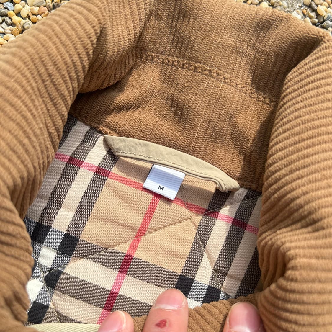 버버리(Burberry) 다이아몬드 퀄팅 베이직 자켓 상품이미지4