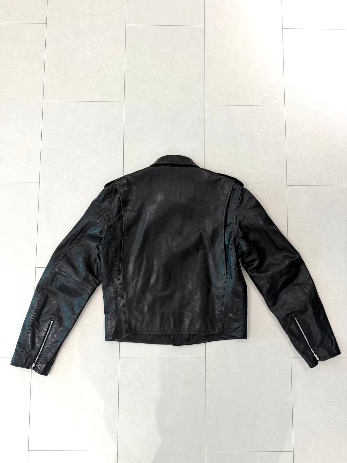 (미착용) 오라리 더블 라이더 자켓 L사이즈 팝니다 상품이미지7