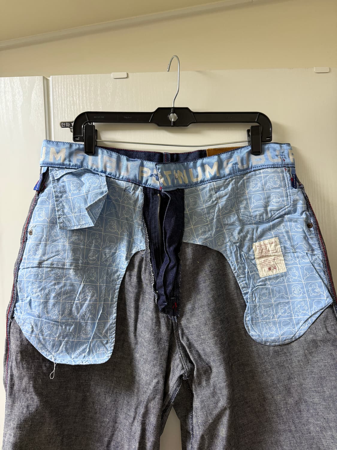 빈티지 FUBU 데님 반바지 38사이즈 상품이미지4