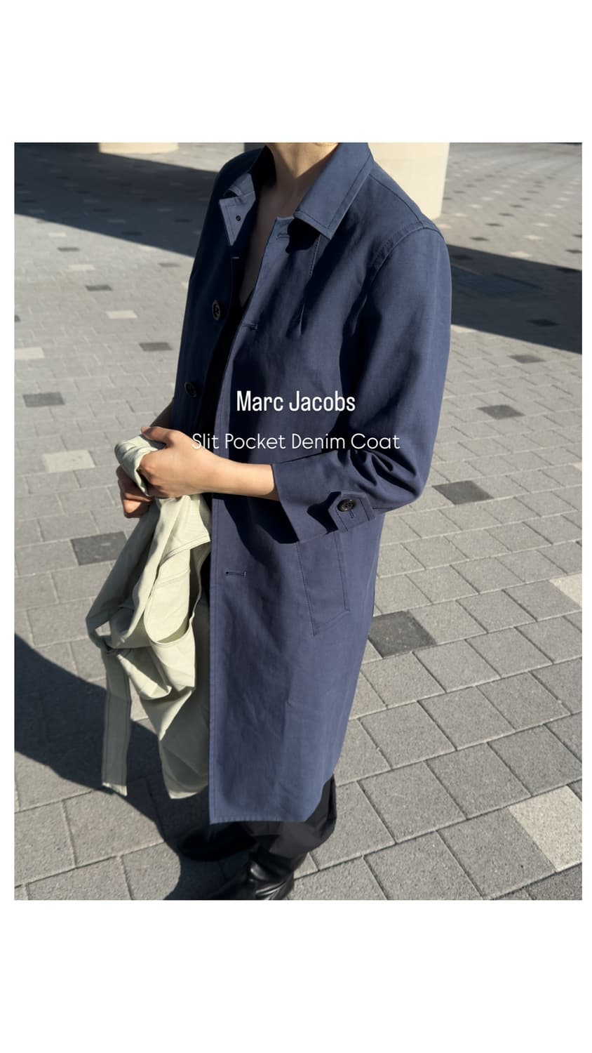 Marc Jacobs Slit Pocket Denim Coat 상품이미지2
