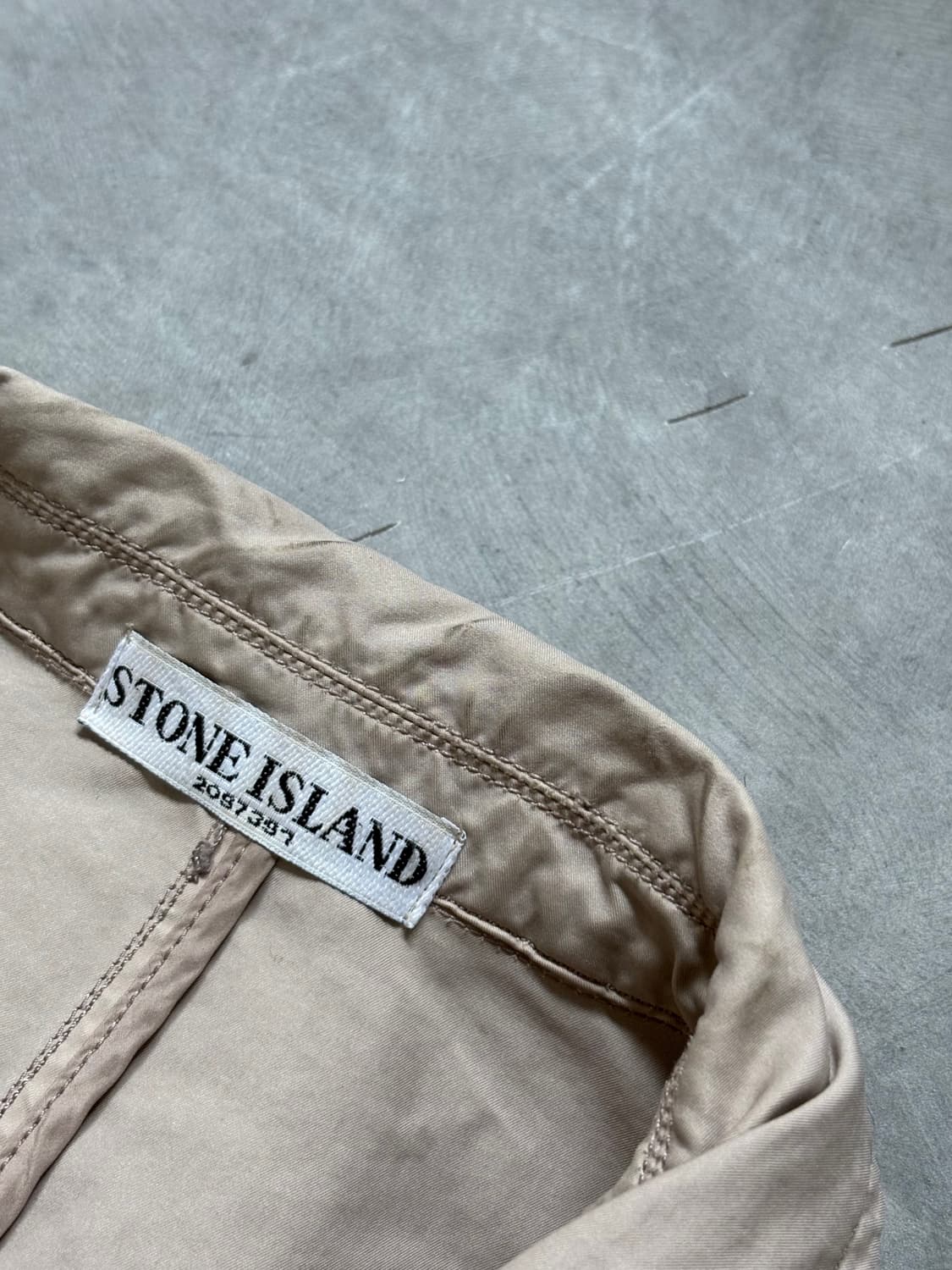 Stone-Island 스톤아일랜드 다비드-TC 베이지와펜 블레이져자켓 상품이미지7