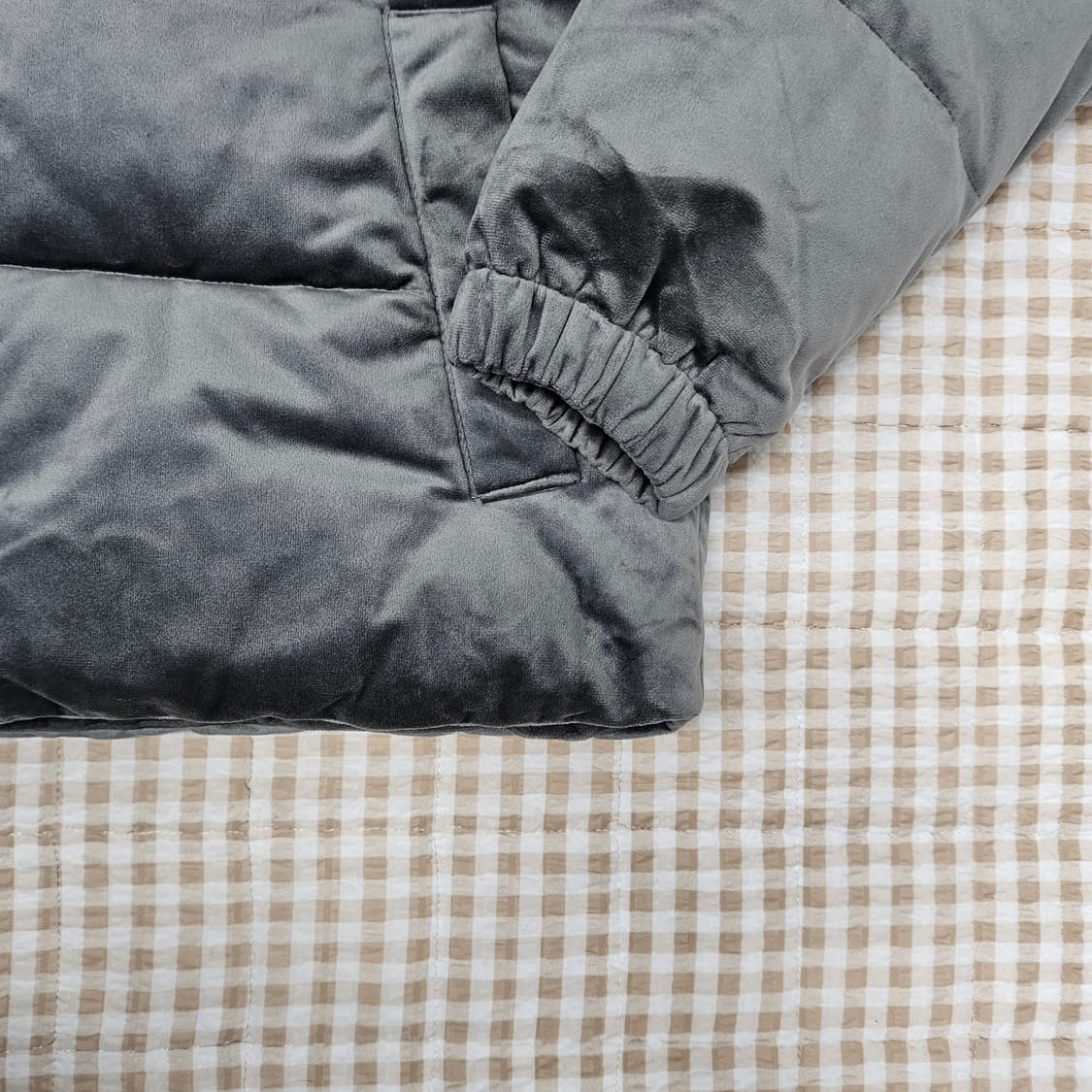 스파오 벨벳 푸퍼 패딩 남자100 상품이미지4