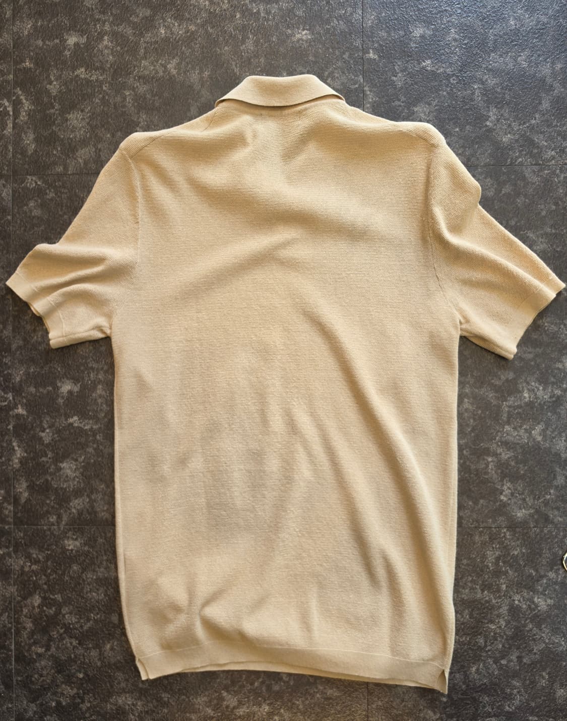 헤지스 반팔 카라 니트 베이지 -105  상품이미지7