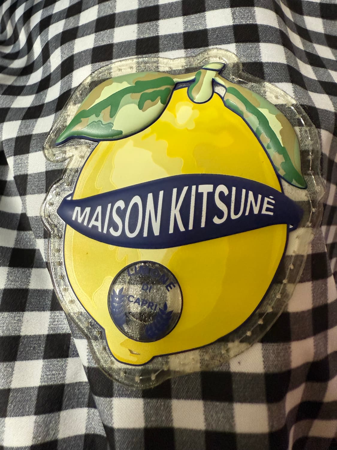메종키츠네 레몬패치 컬렉션 바람막이 상품이미지3