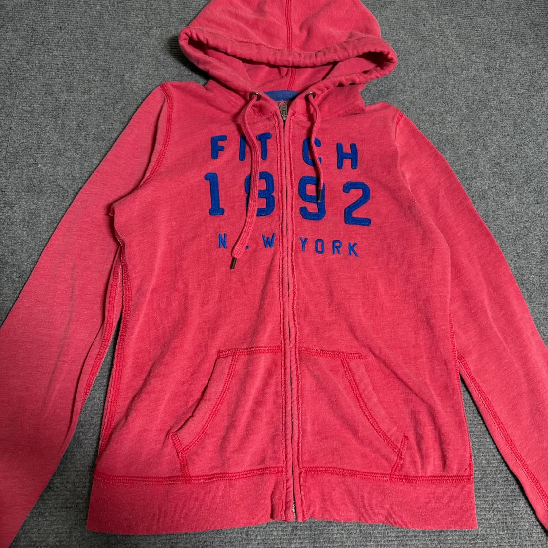 아베크롬비 핑크 후드집업 m 상품이미지2