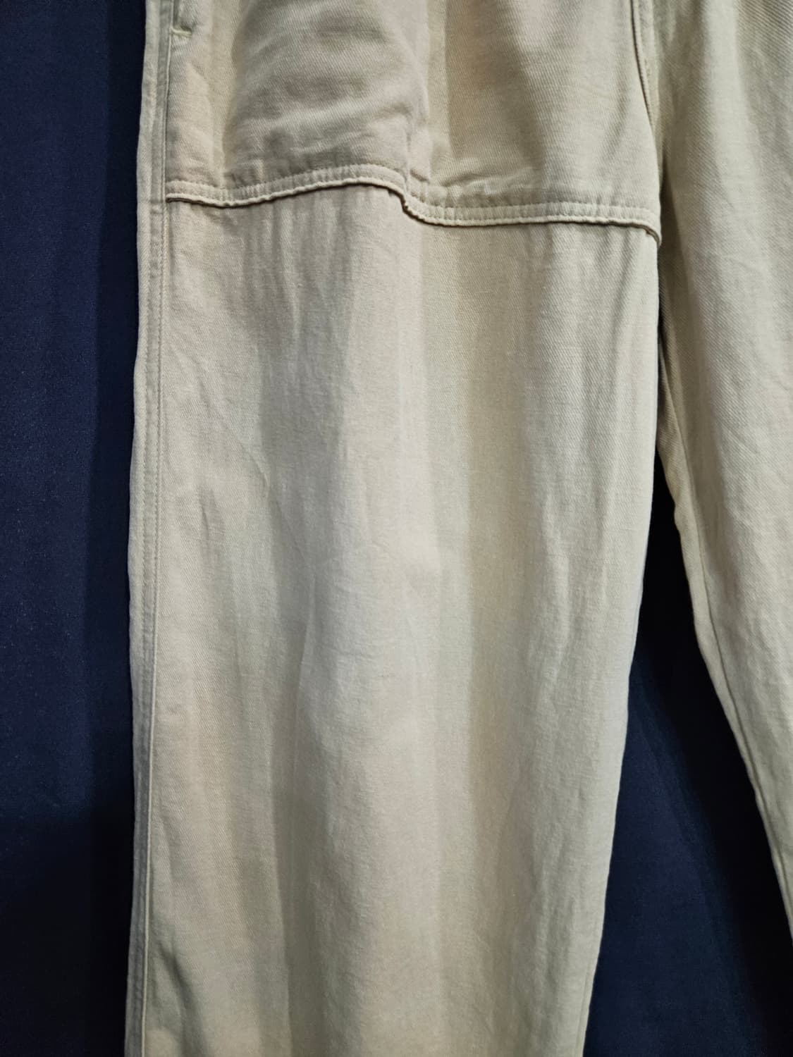 시도 베이지 남성 허리 36 린넨 와이드팬츠  상품이미지5