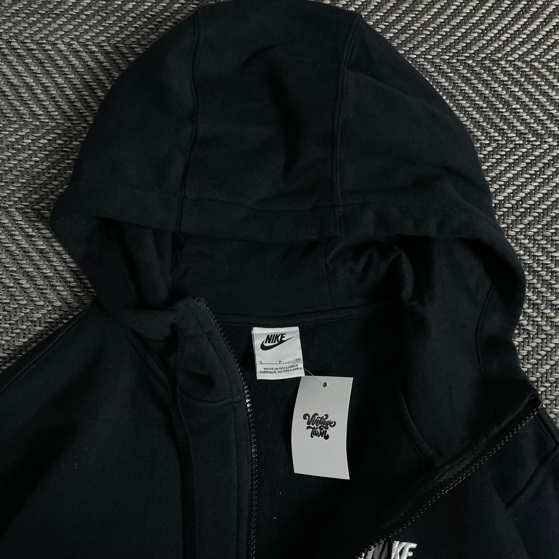 나이키 블랙 미니멀 스웻 후드집업y 3258 상품이미지6