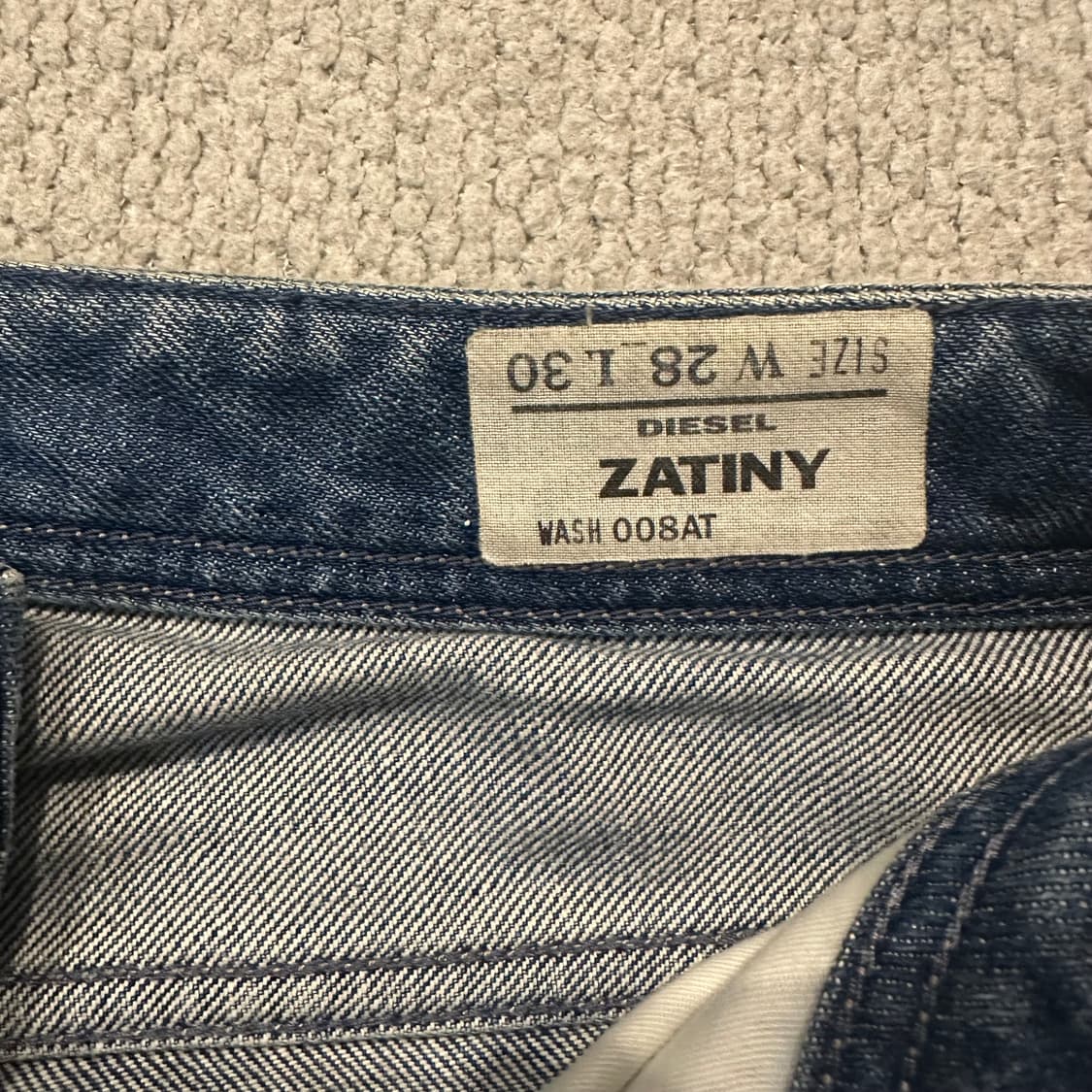 디젤 Diesel 세미 부츠컷 데님팬츠 상품이미지5